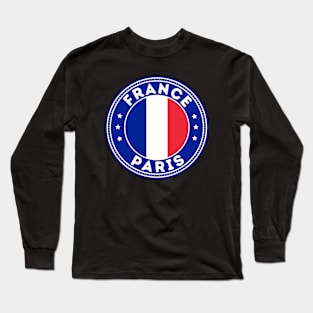 France Paris Long Sleeve T-Shirt